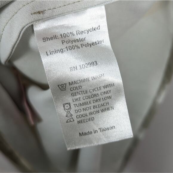 Thakoon Collective Green & White Tie Dye Scoop Back Maxi Dress Size 6 - Picture 9 of 12